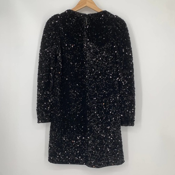 H&M  Black Sequin Mini Dress - Picture 6 of 13